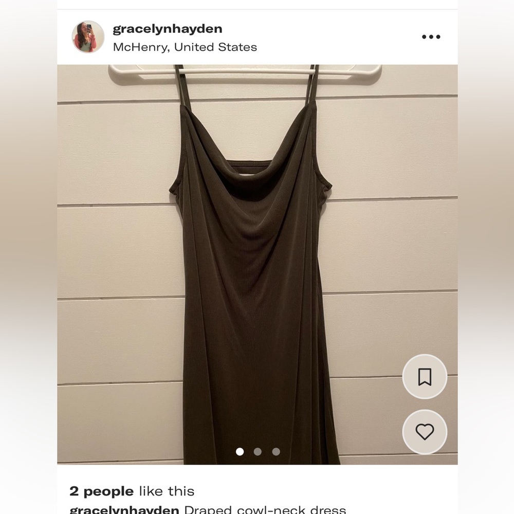 Cowl-Neck Dress